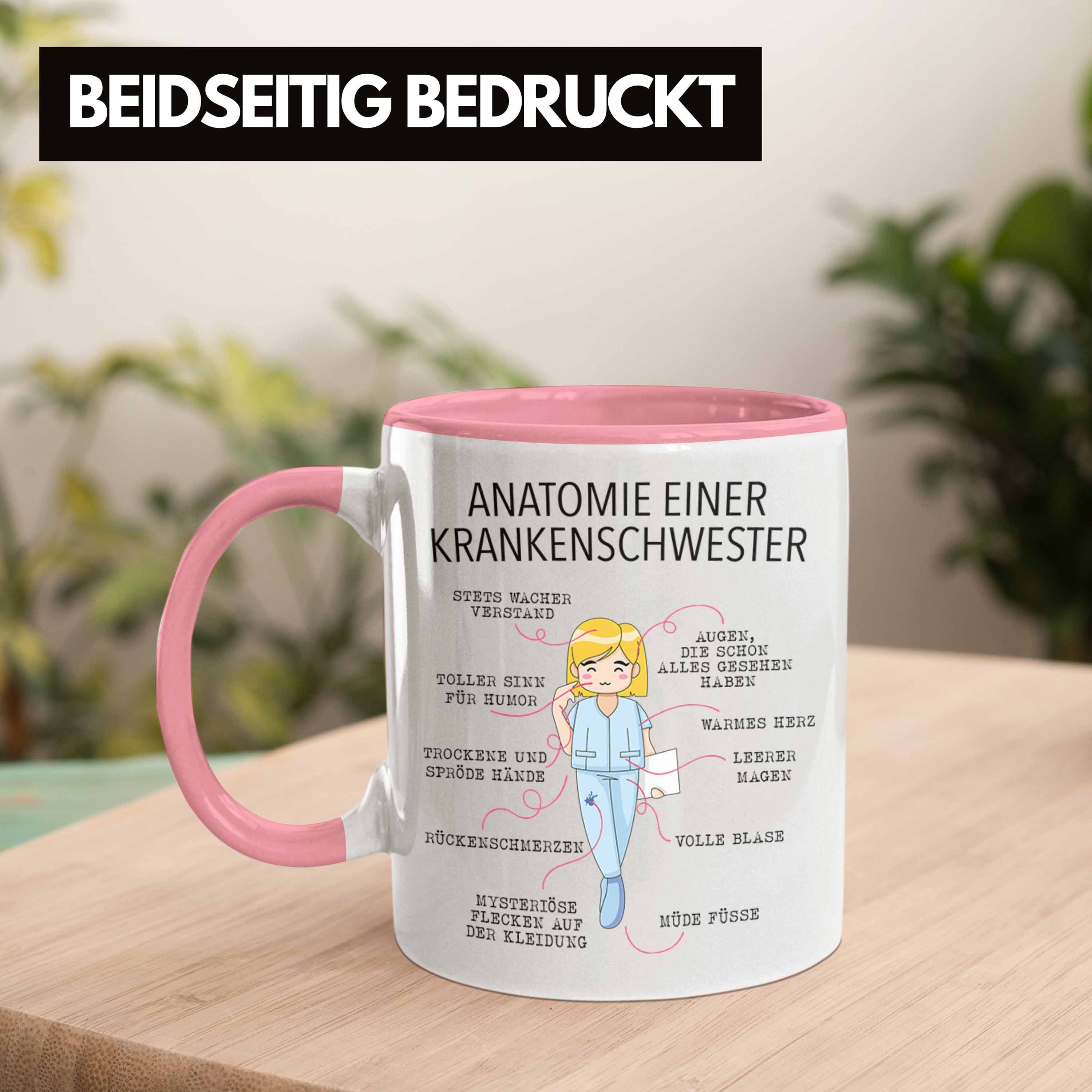 Trendation Tasse Trendation - Anatomie Krankenschwester Tasse Geschenk Lustige Geschenk – Bild 5 von 5