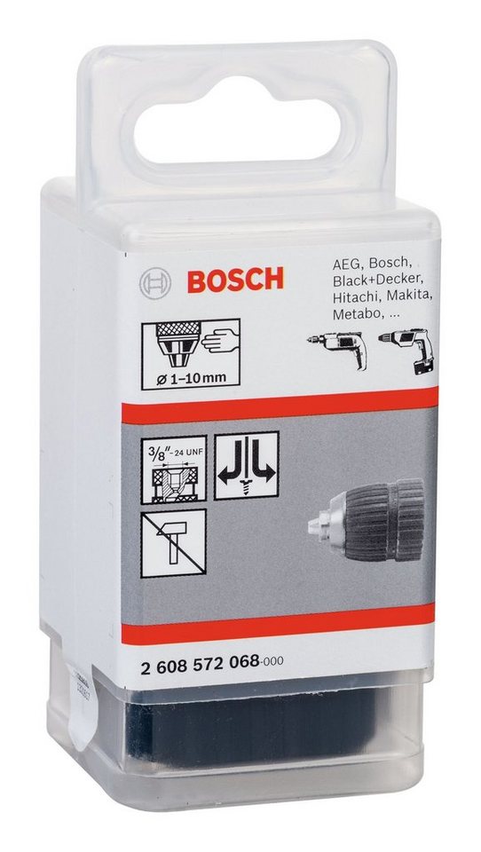 Thumbnail - BOSCH Bohrfutter, Schnellspannbohrfutter - 1 - 10 mm / 3/8" bis 24