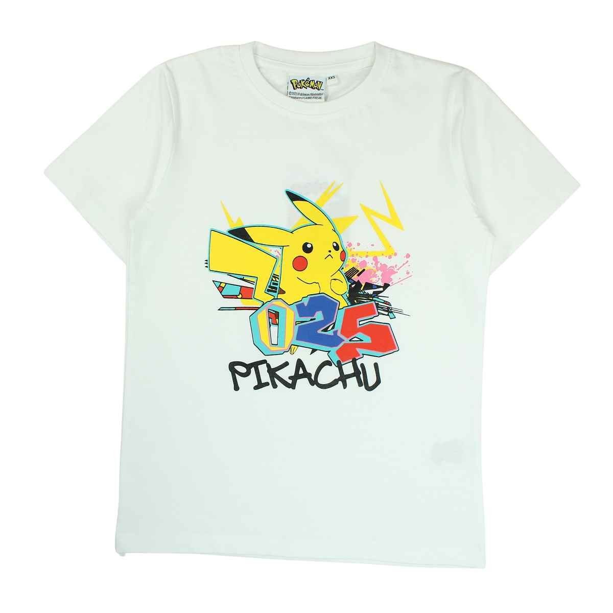 die und Stil Pikachu Jungen 140-176 cm, POKÉMON schätzen T-Shirt Kurzarmshirt Größe Perfekt in für Pokémon-Fans, Komfort