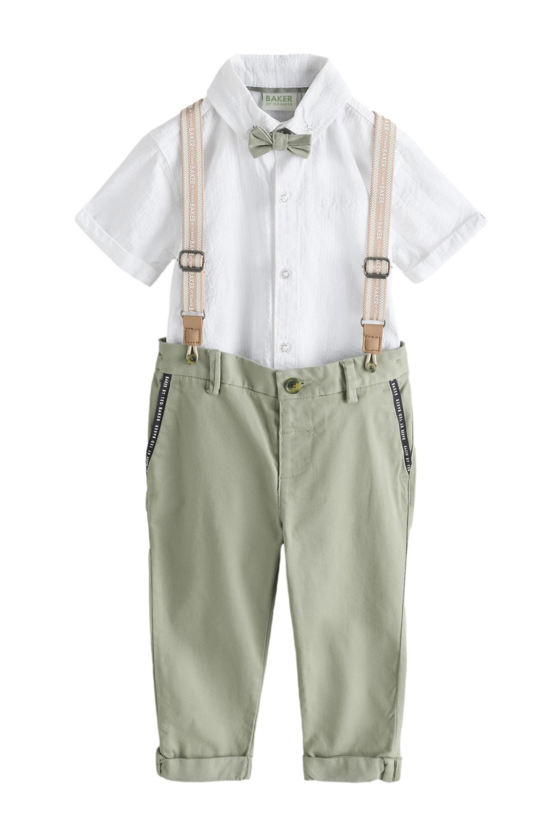 Baker by Ted Baker Hemd & Hose Baker by Ted Baker Hemd Chino Hosenträger, 3er Set (3-tlg)