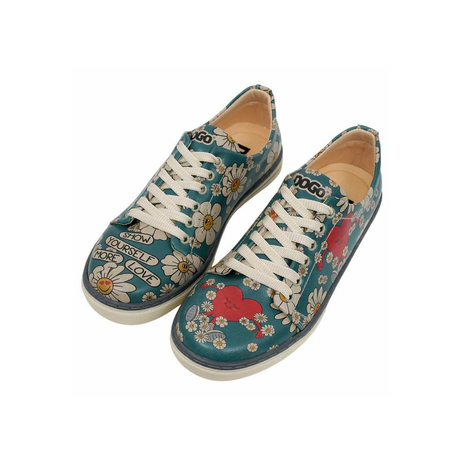 DOGO Classic Schnürsneaker Show Yourself More Love Damen Sneaker Sneaker Handgefertigt