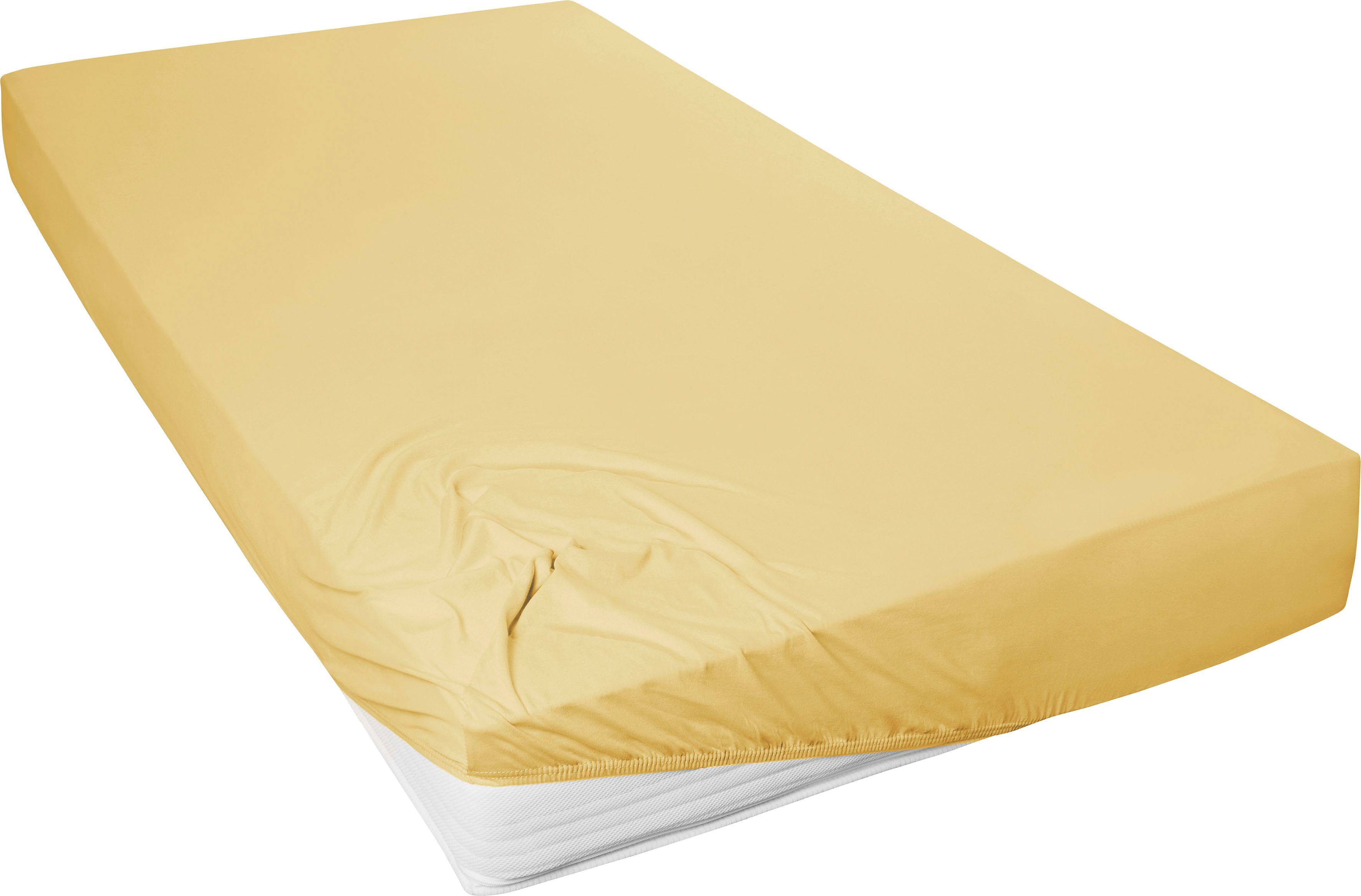 Spannbettlaken Mako-Feinjersey Spannbetttuch