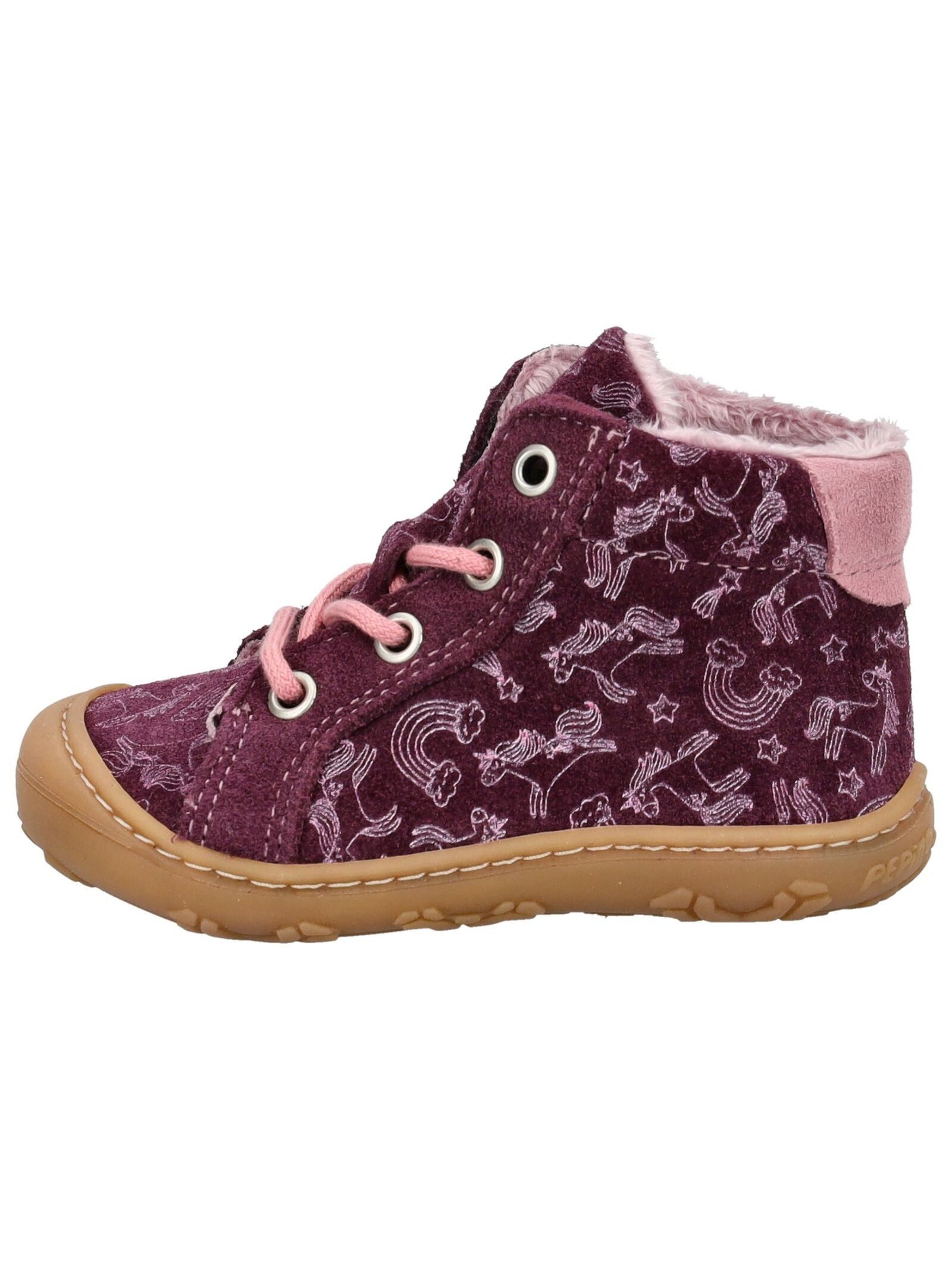 Pepino Stiefelette Veloursleder . Schnürstiefelette
