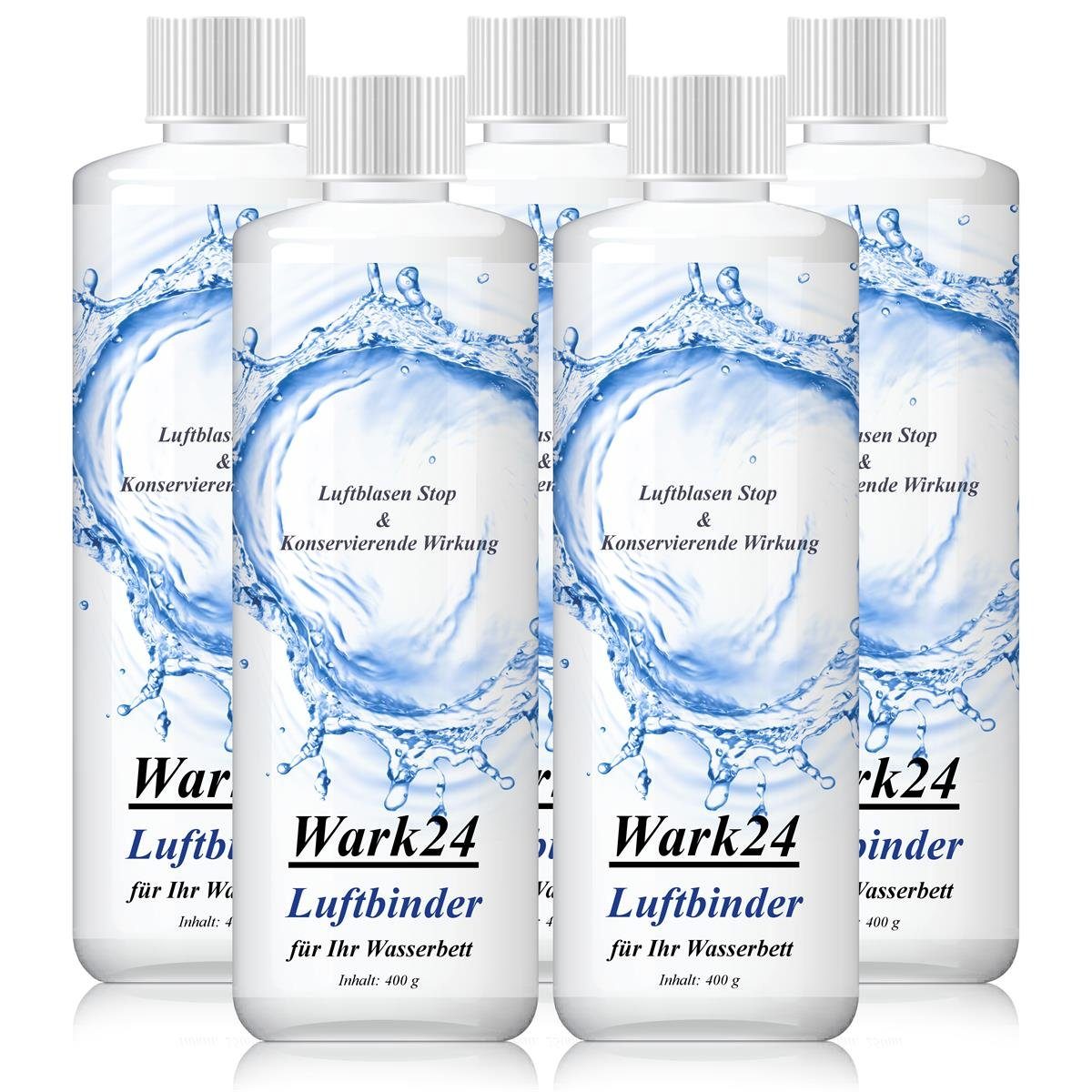 Wark24, Wasserbett Wark24 Luftbinder Bubble Stop 400g - Luftblasen Stop für Wasserbetten