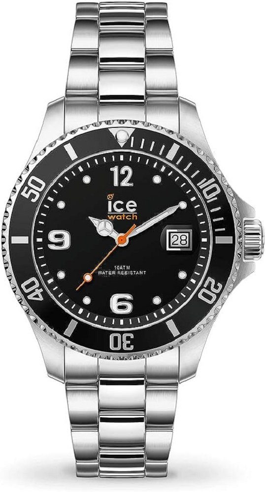 ice-watch Quarzuhr, Ice-Watch - ICE steel Black silver (Small)