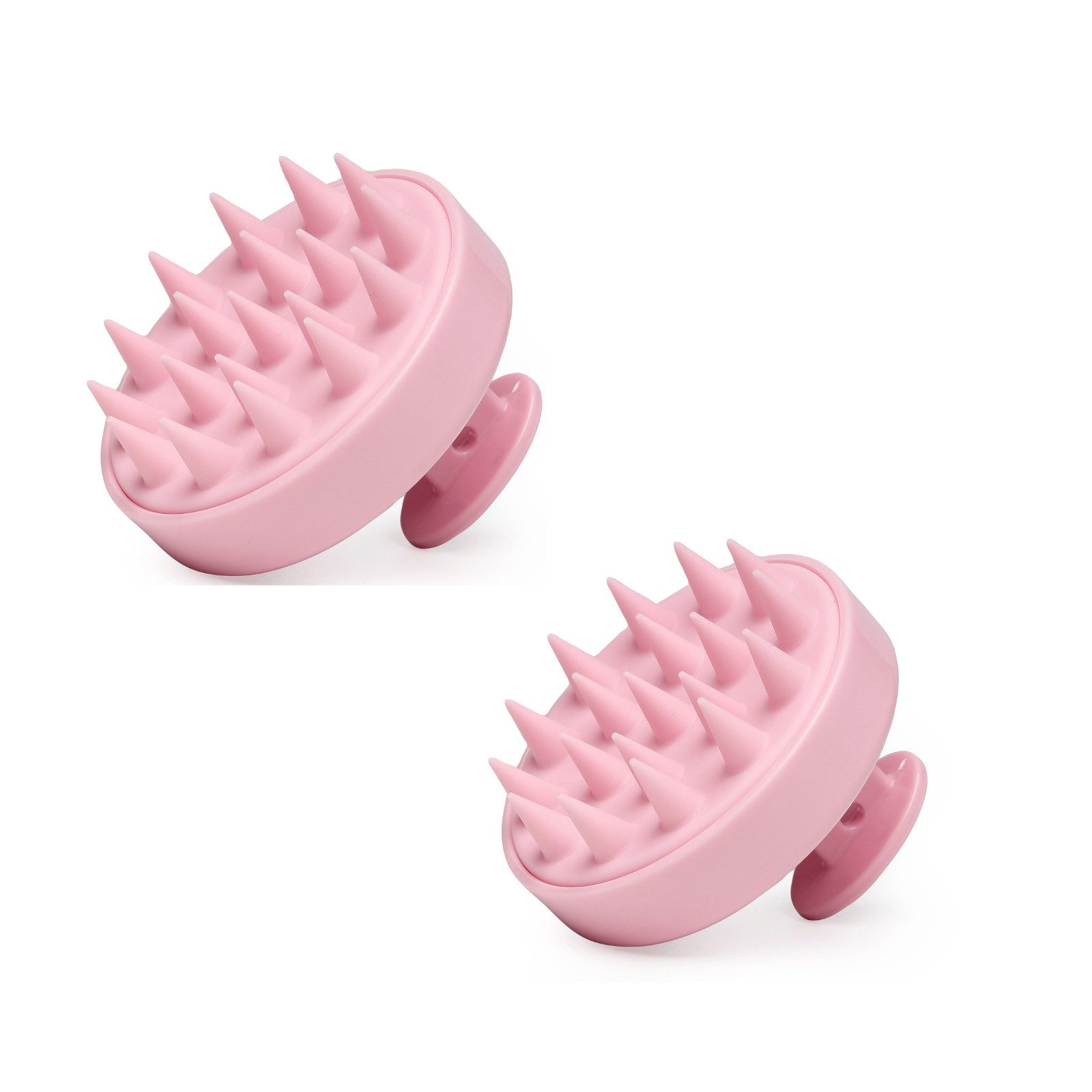 Good Nite Haarbürste Massagebürste Kopfhautpflege Shampoobürste Haarbürste rosa, 2-tlg.
