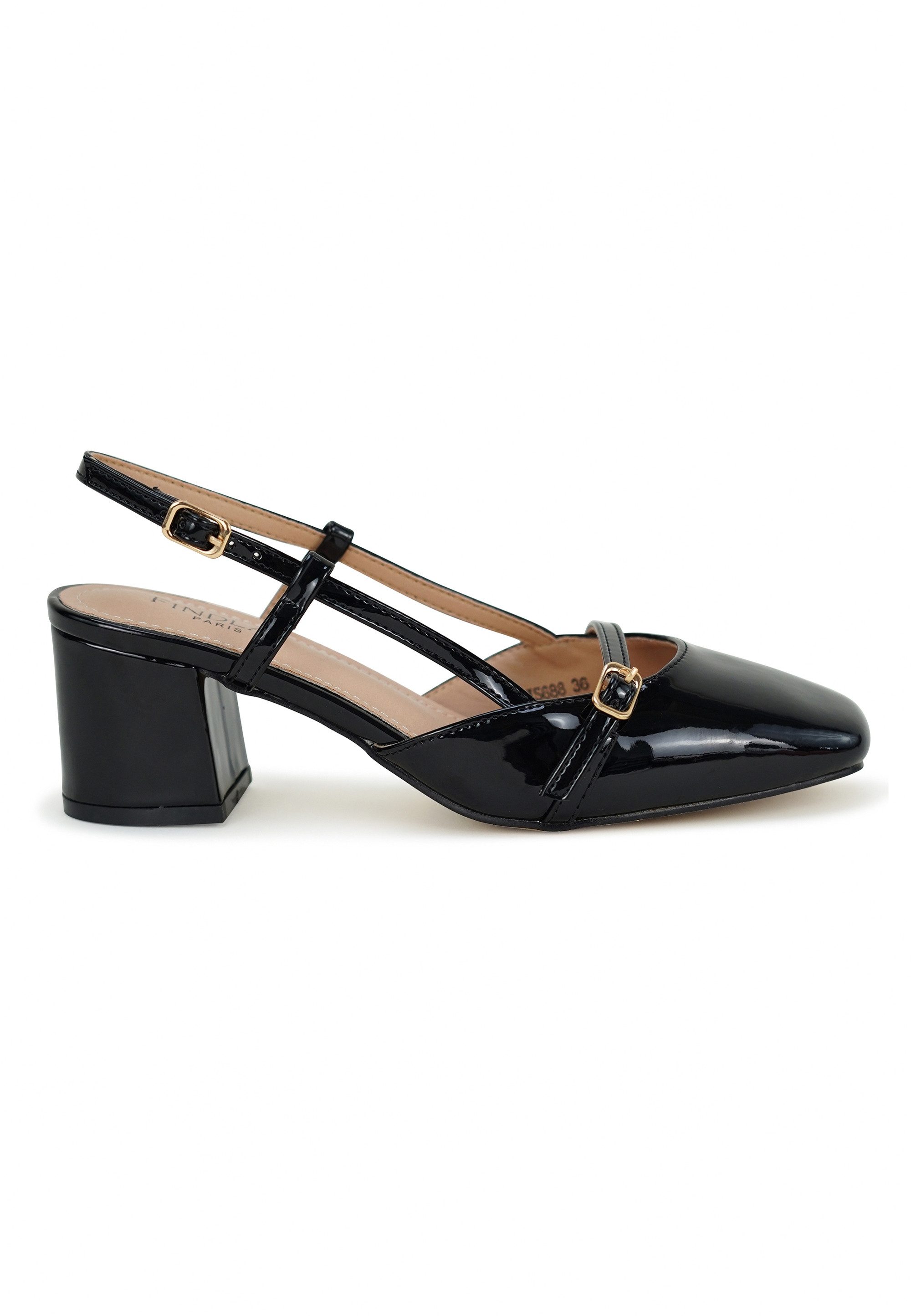 Findlay JUNIATA Pumps in Lack-Optik mit Blockabsatz