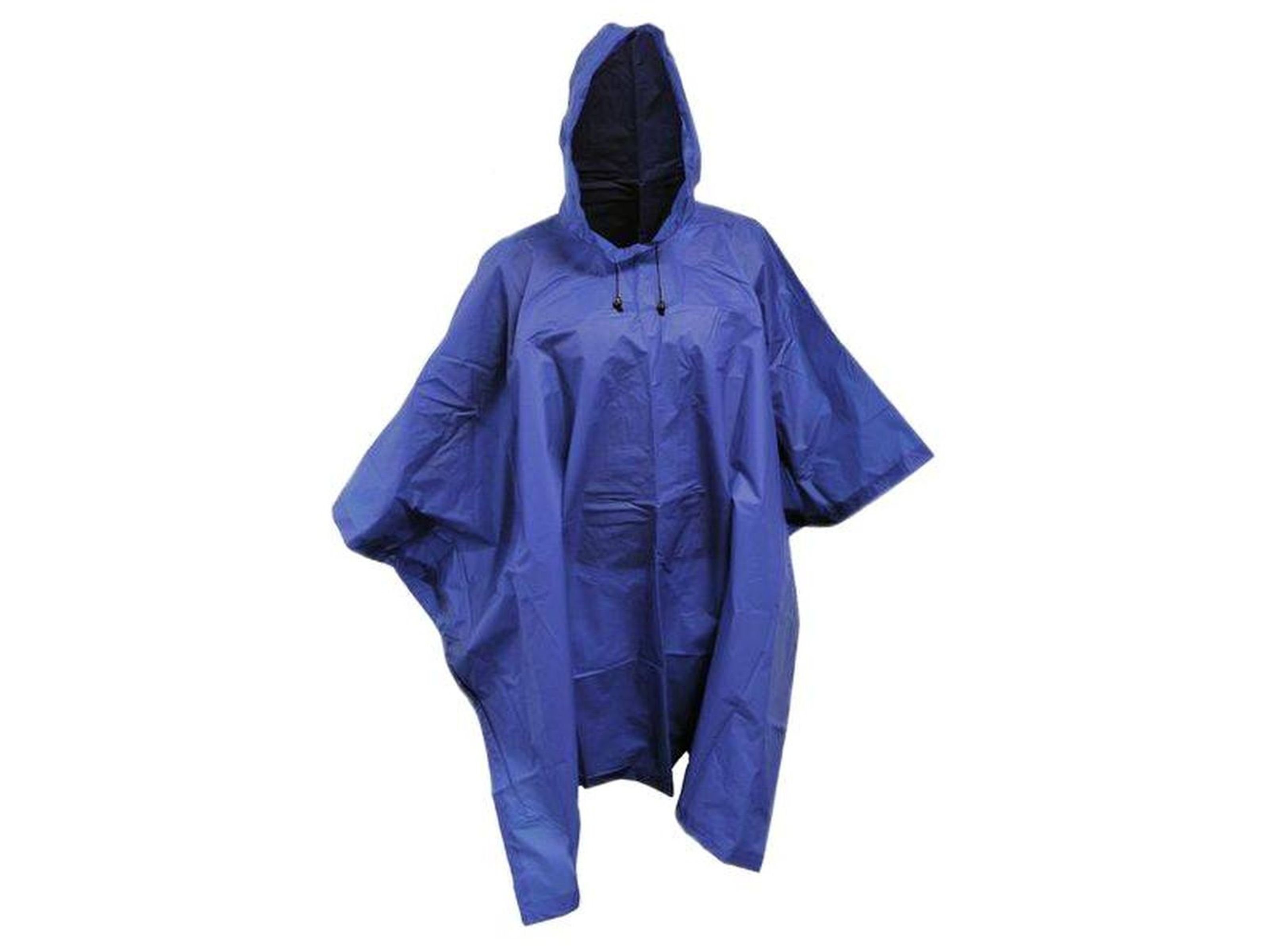 Gravidus Regenponcho Regenponcho mit Kapuze blau unisex (1-St)