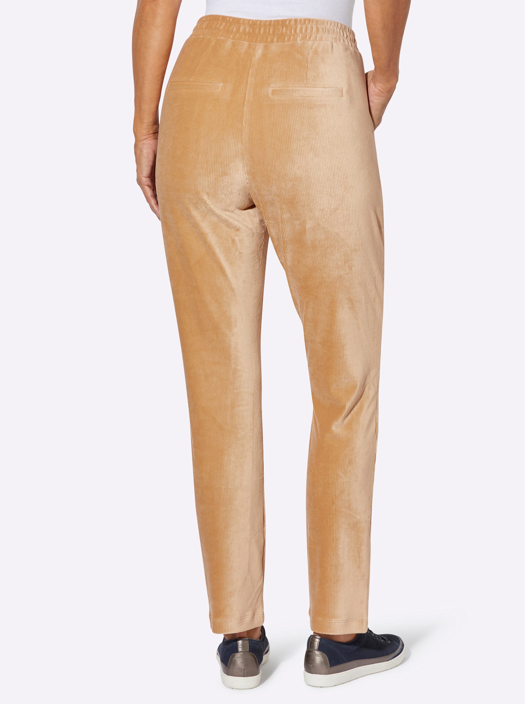 Sieh an! Jerseyhose Cord-Hose komfortabel günstig online kaufen