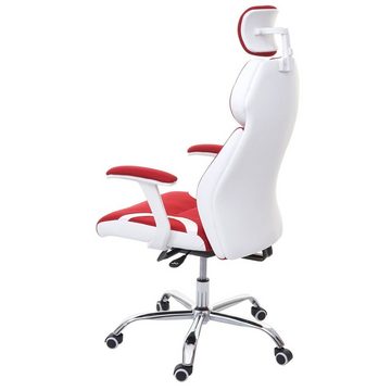 MCW Schreibtischstuhl MCW-F12, Sliding-Funktion, Wippfunktion arretierbar, Höhenverstellbare Kopfstütze, Sliding Sitz