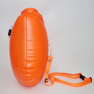 Lubgitsr Schwimminsel Schwimmboje,Schwimmwagen im Freien, Aufblasbare Schwimmen Boje, orange