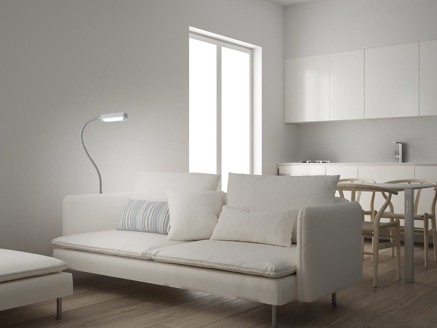 FISCHER & HONSEL Bettleuchte, 2er SET LED Leselampen ...