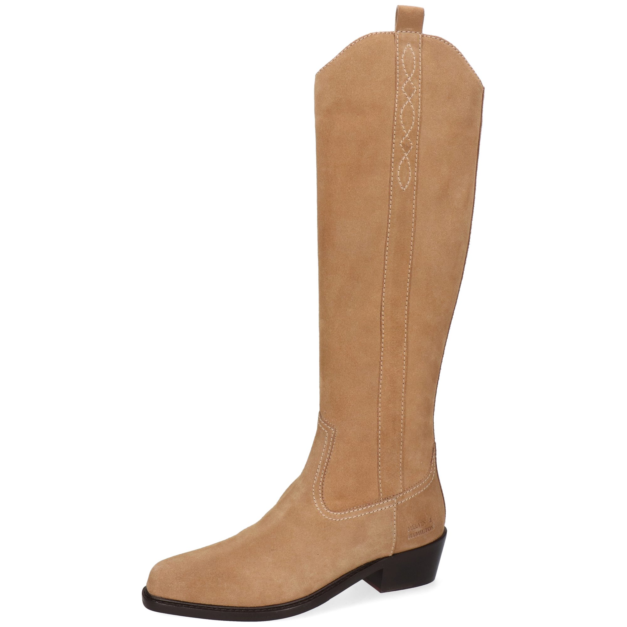 Melvin & Hamilton Rylee 6 Leder-Western Boots für Damen Stiefel Kubanischer Absatz, Echtes Leder