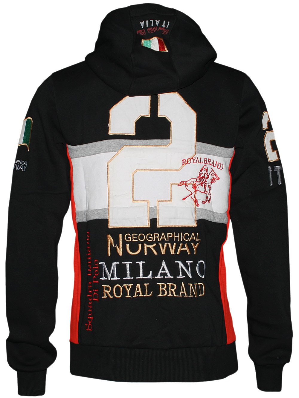 Geographical Norway Hoodie Jacke Kapuzenpullover Sweater Damen Herren Pullover -PREMIUM EDITION- CASUAL & MODERN - PREMIUM KOMFORT - NACHHALTIG - UNISEX – Bild 5 von 5