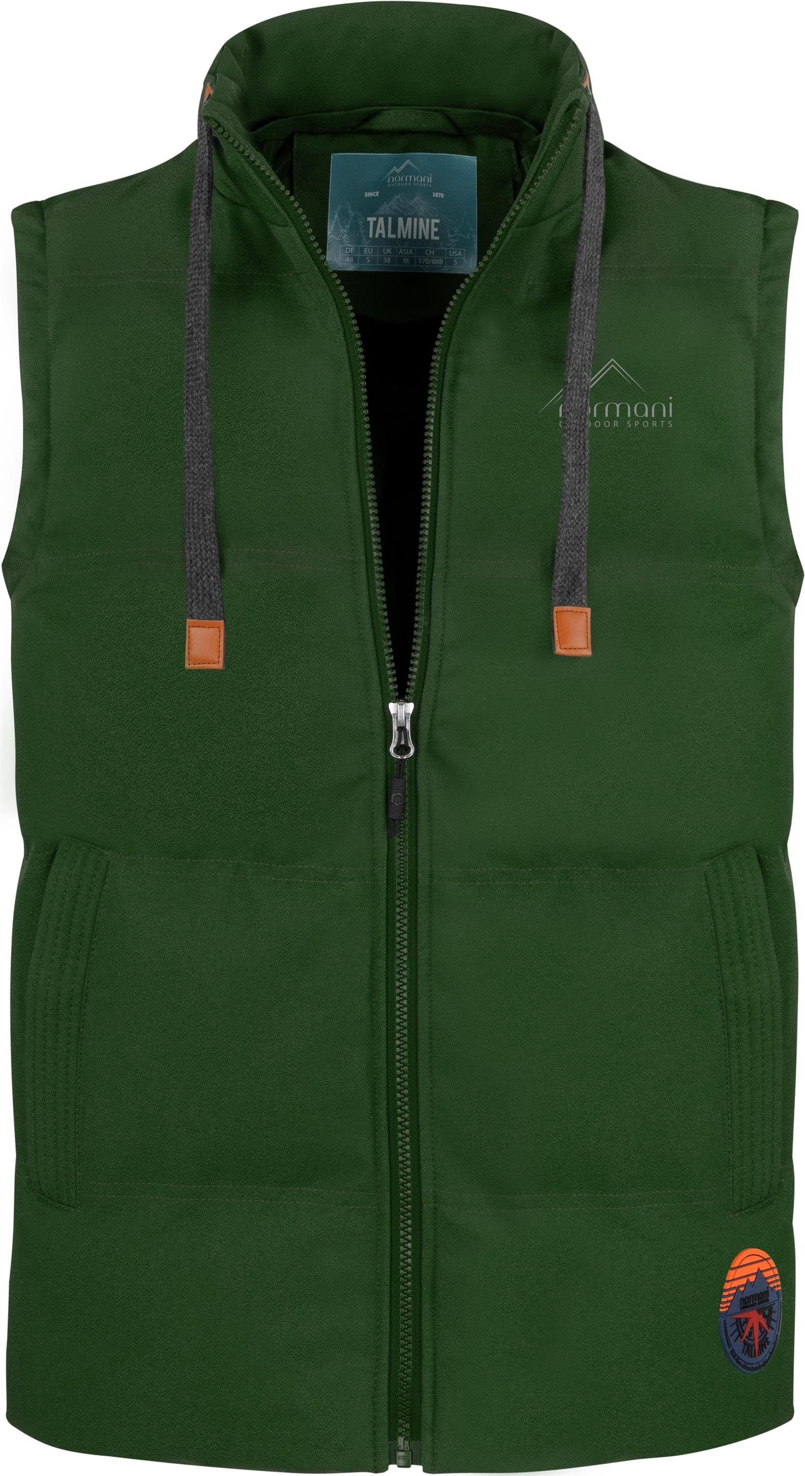 normani Funktionsweste Herren Winter-Steppweste Talmine Wattierte Winterweste - winddichter Bodywarmer Outdoor Weste