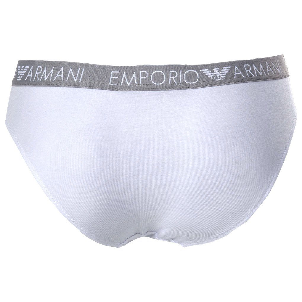 Emporio Armani Slip - Slips, Briefs Weiß Stretch 2er Cotton Damen Pack