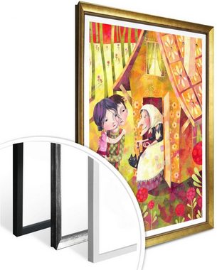 Wall-Art Poster Märchen Wandbilder Hänsel und Gretel, Geschichten & Märchen (1 St), Poster ohne Bilderrahmen