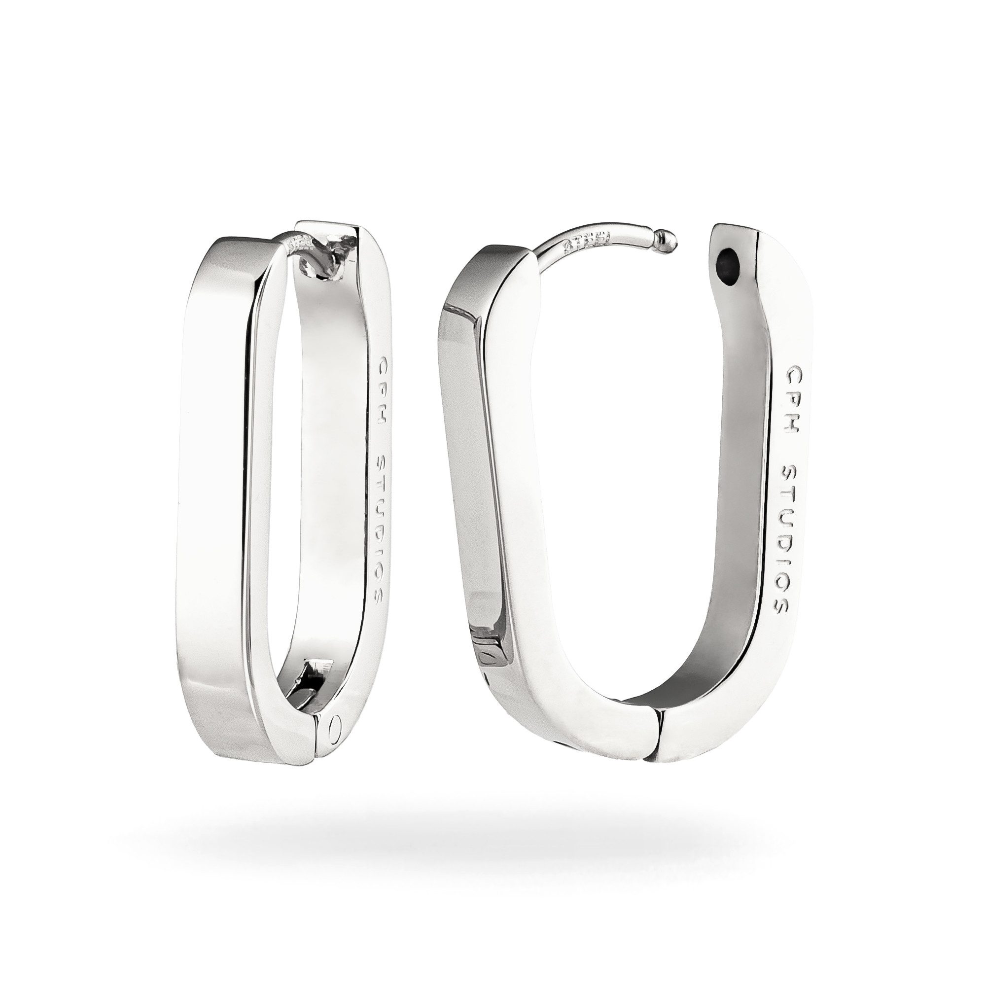 Copenhagen Studios Paar Creolen Schmuck Geschenk Edelstahl Ohrring Hoop günstig online kaufen