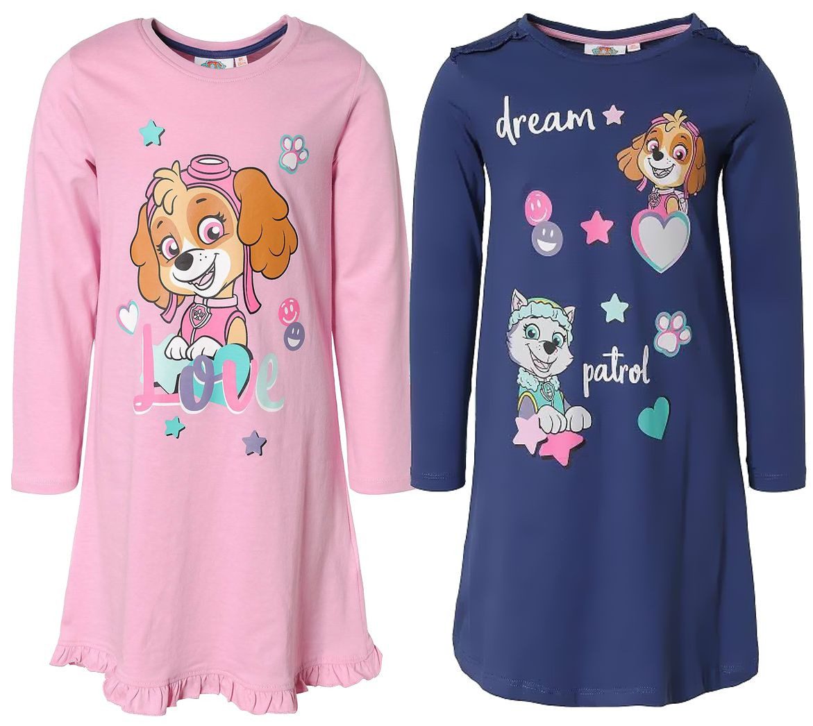 PAW PATROL Nachthemd PAW PATROL Mädchen Nachthemd 98 - 104 für 3-4 Jahre
