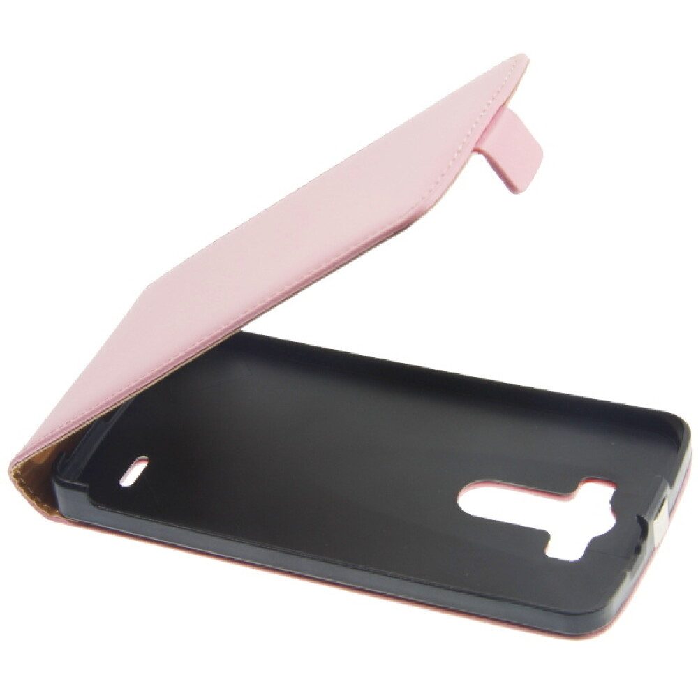 Handytasche Leder Flip Handyhülle für LG G3 D855 Pink Schutz Case 4250710554034 (Flip Cover)
