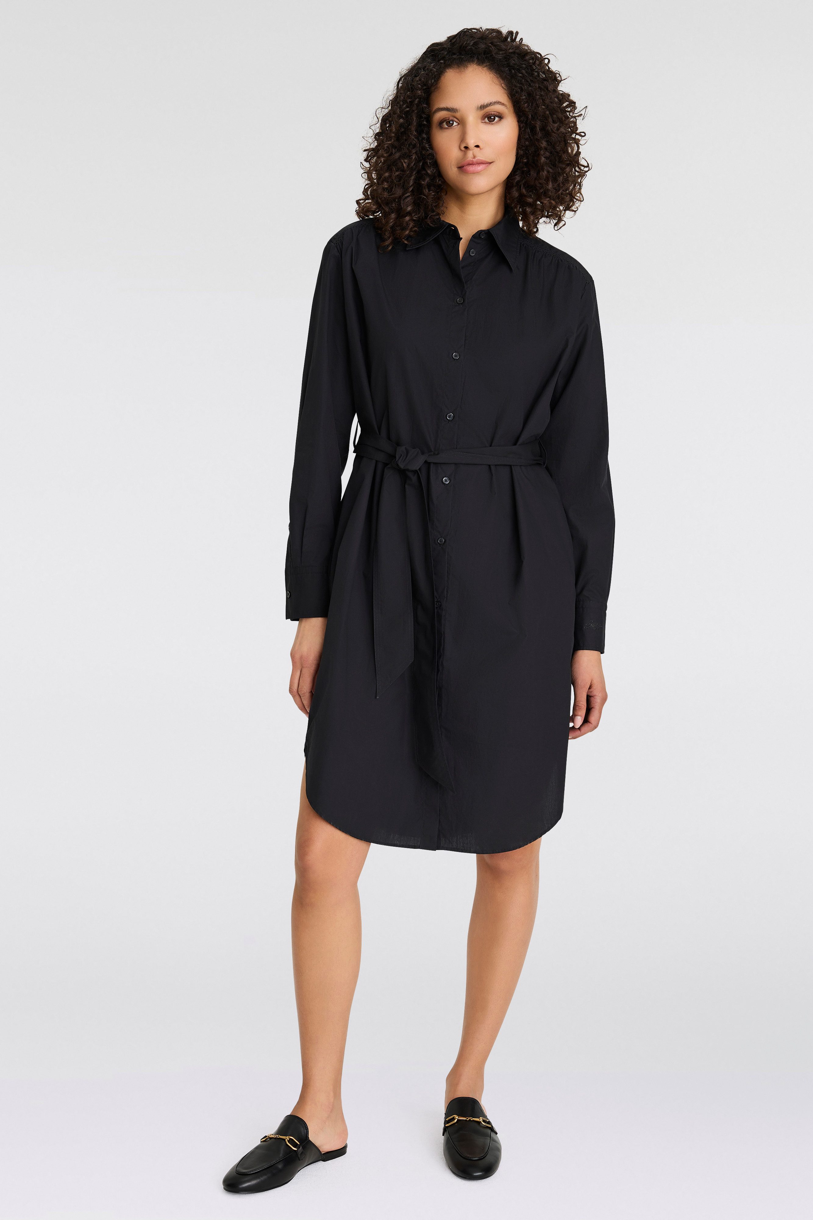 BOSS ORANGE Blusenkleid Delegant Premium Damenmode mit Taillengürtel günstig online kaufen