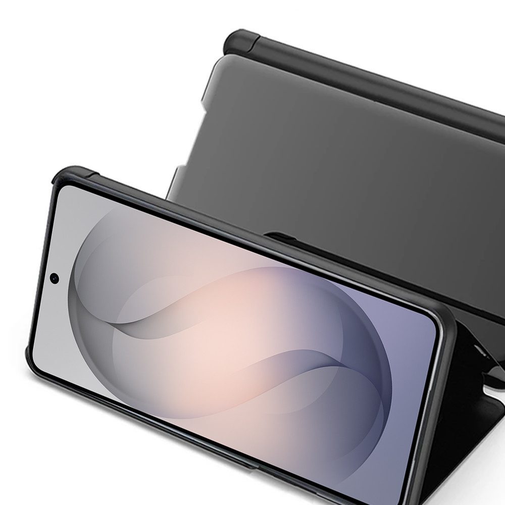 FITSU Handyhülle Spiegelhülle für Samsung Galaxy S26 Handytasche Flipcase 6,3 Zoll, Schlanke Klapphülle, elegantes Flipcase, Handyhülle mit Standfunktion – Bild 4 von 5