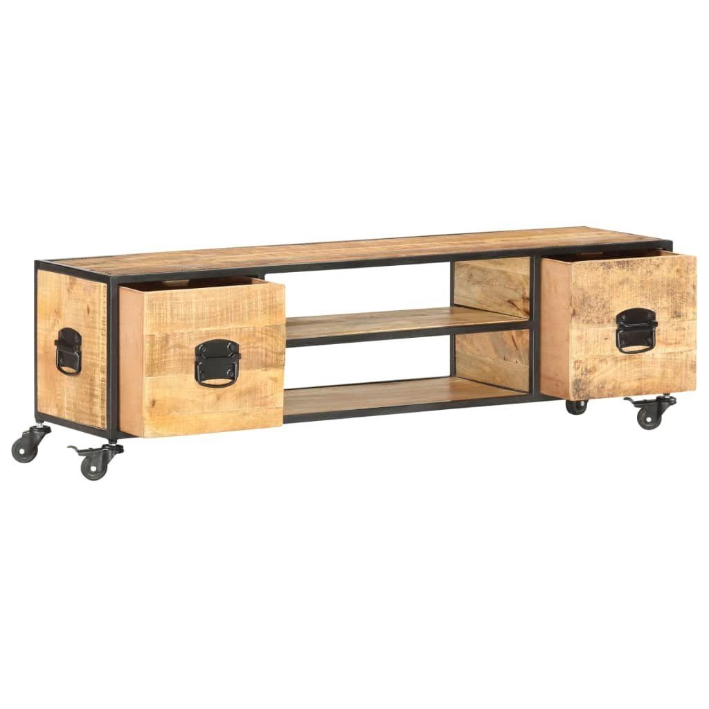vidaXL TV-Schrank TV-Schrank 130x30x39 cm Massivholz