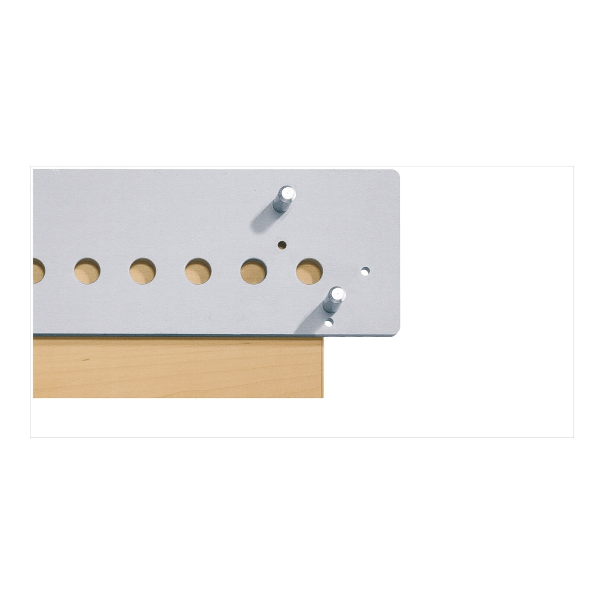 Hettich Fräse Hettich Accura Bohrbalken 1000 mm, Aluminium mit 3 Anschlag - / Abstec