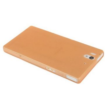 König Design Handyhülle Sony Xperia Z, Sony Xperia Z Handyhülle Backcover Orange