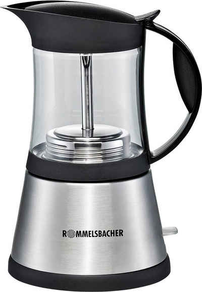 Rommelsbacher Espressokocher EKO 376/G, 0,35l Kaffeekanne, aus hitzebeständigem Glas