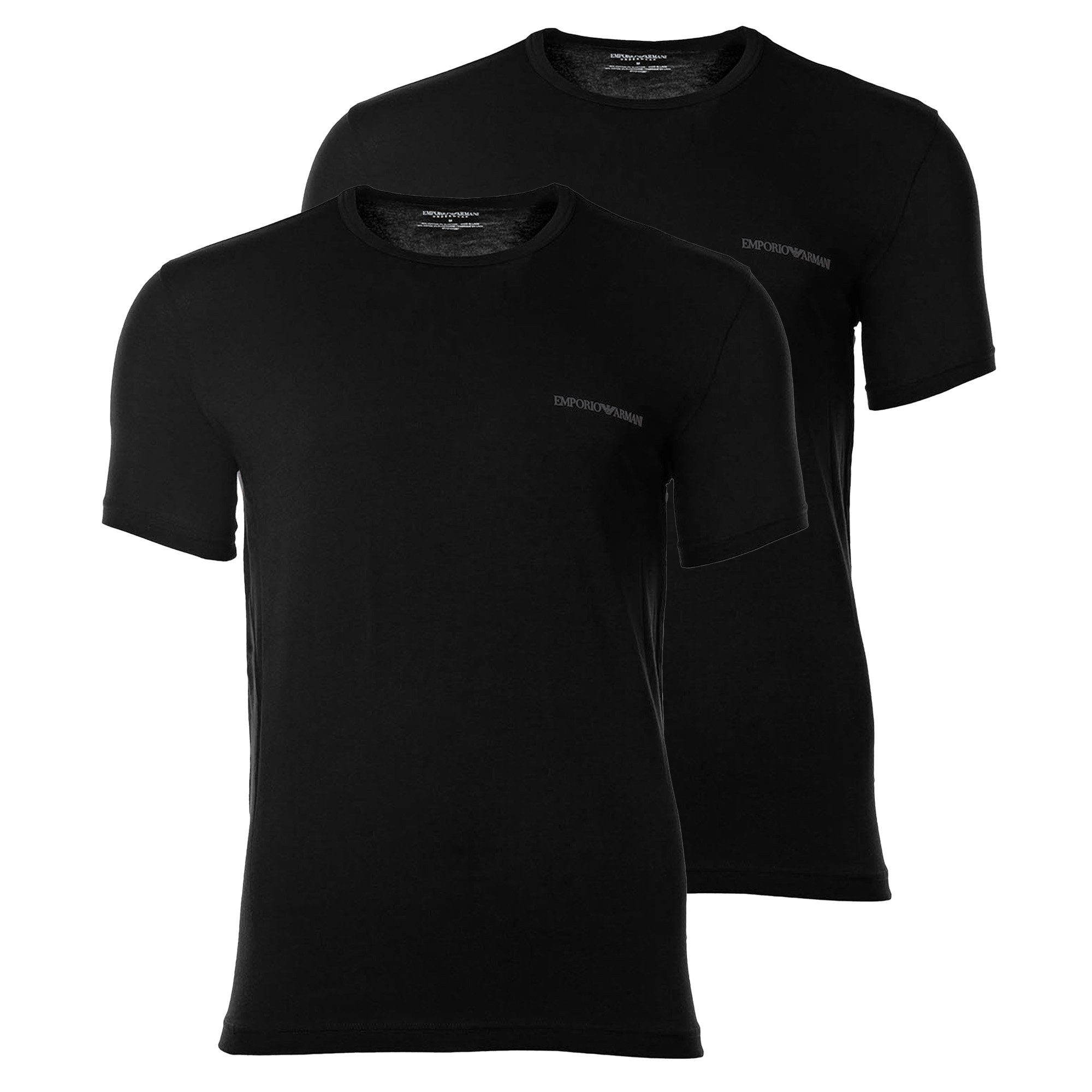 Emporio Armani T-Shirt Herren T-Shirt 2er Pack Baumwolle Pure Cotton (Packu günstig online kaufen