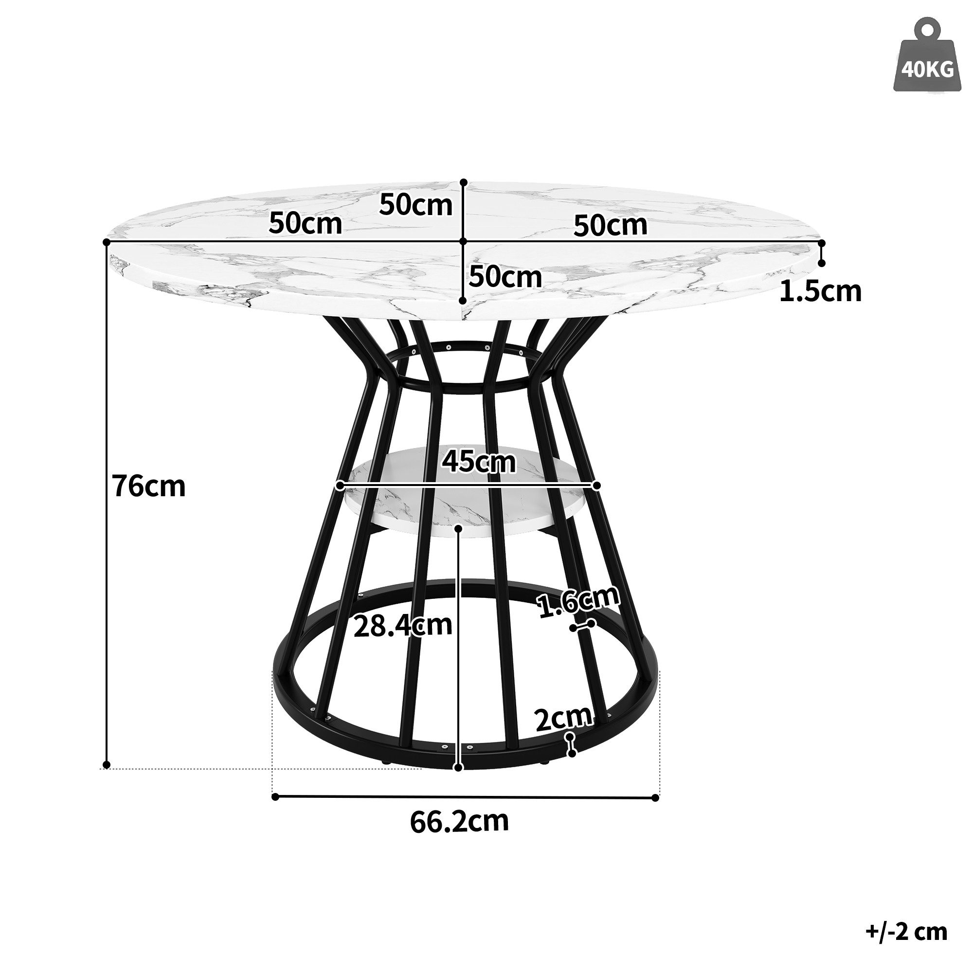 Flieks Essgruppe runder Esstisch mit 4 Stühlen, (Set, Metallbeine mit verstellbaren Fußpolstern, 5-tlg., Tisch mit 4 Stühle), Küchentisch mit Ablagen inkl. 4 Esszimmerstühle Samt Sitzgruppe Set