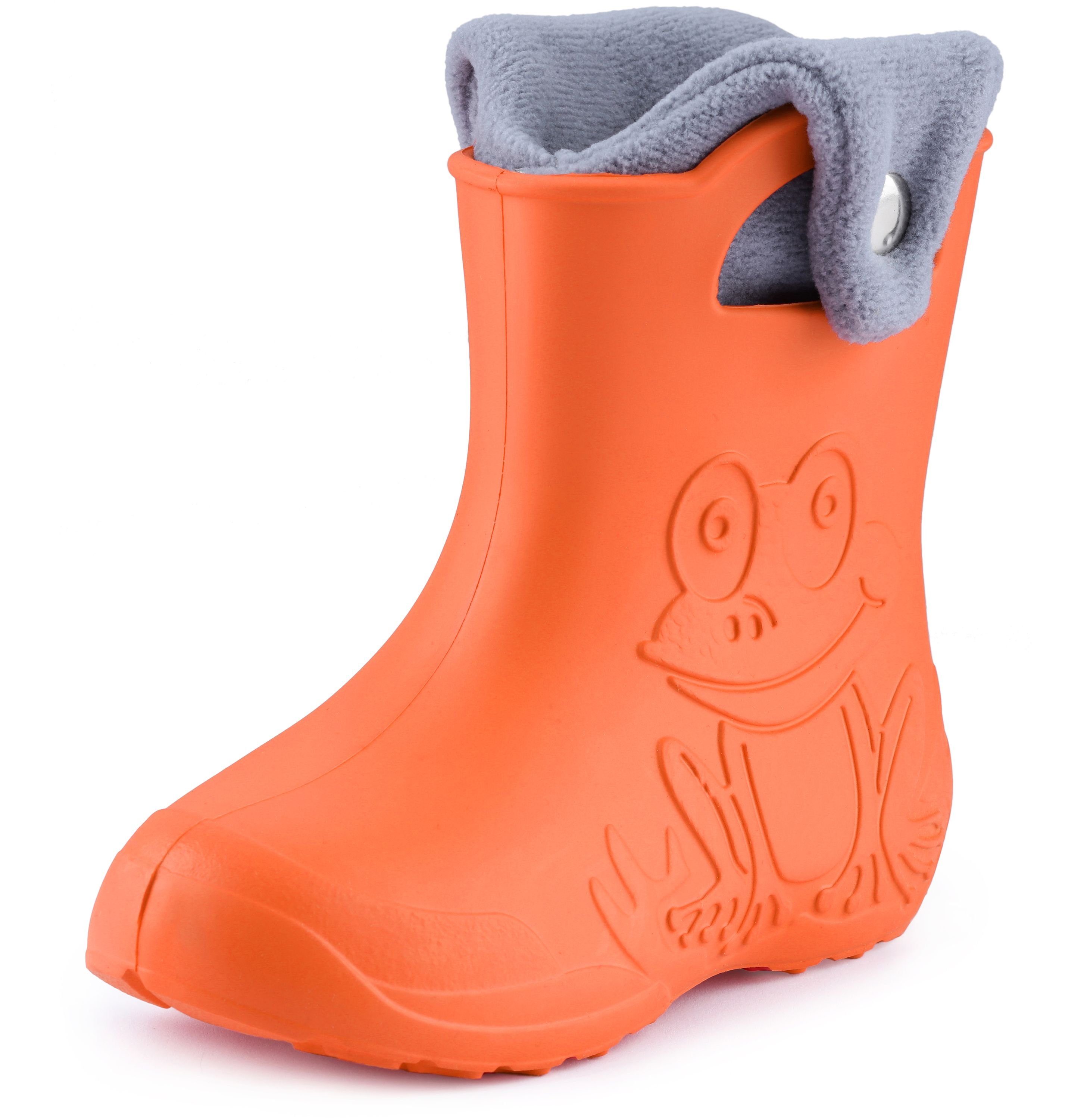 Orange/Grau