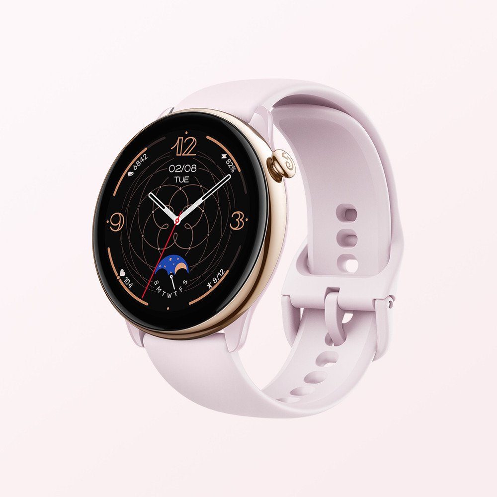 Amazfit Amazfit GTR Mini 3,25 cm (1.28 Zoll) AMOLED 42 mm Gold, Pink GPS Smartwatch