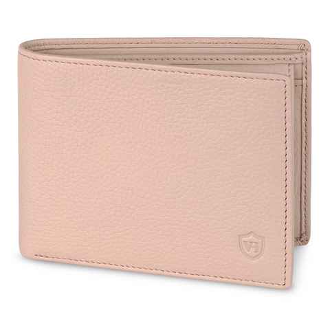 VON HEESEN Geldbörse Geldbeutel im Querformat mit RFID-Schutz und 13 Kartenfächer, Portemonnaie inkl. RFID-Schutz & Geschenkbox