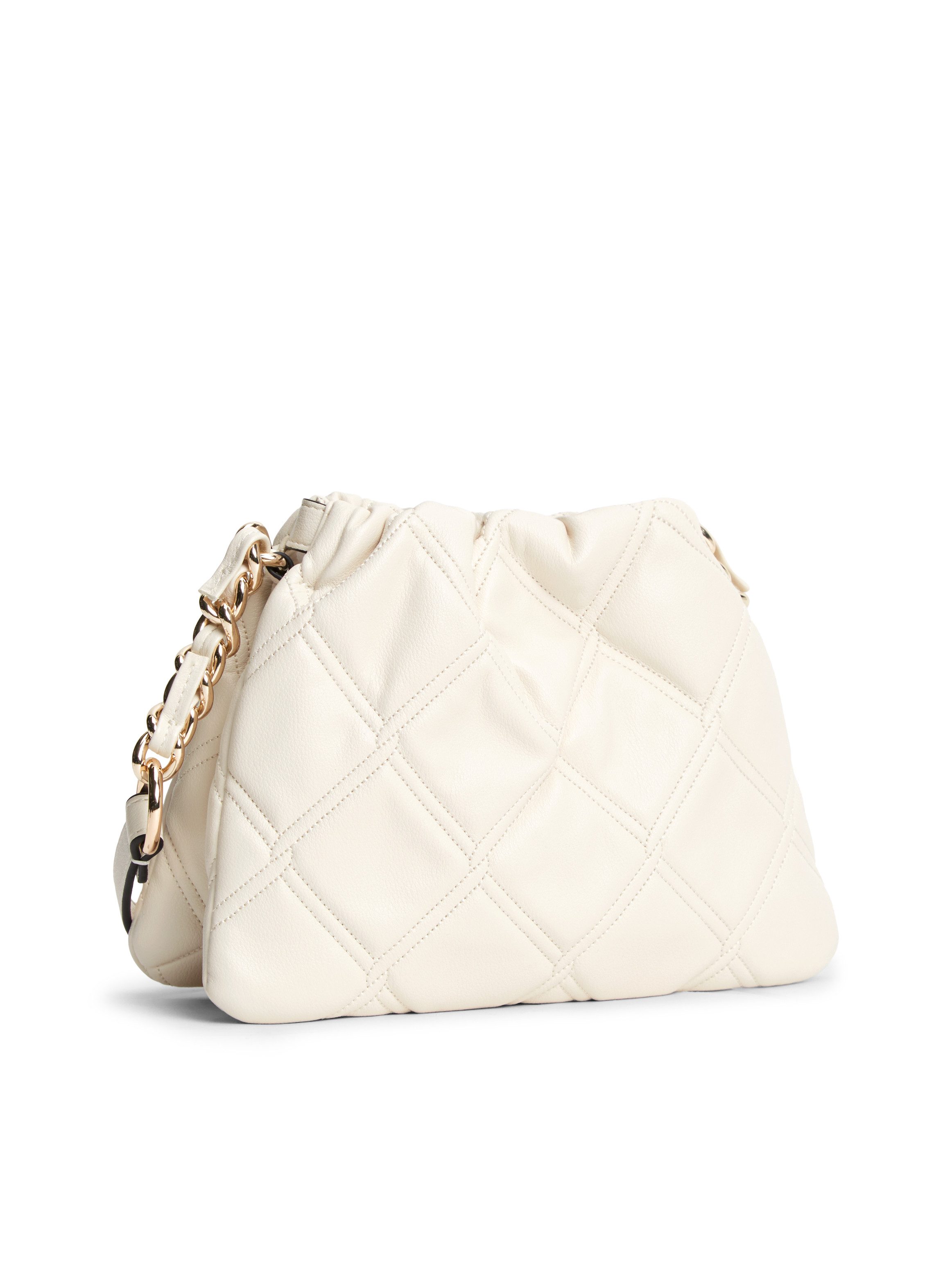Tommy Hilfiger Umhängetasche TH FEMININE MINI CROSSOVER, Damen Schultertasche, Handtasche mit goldfarbener Zierkette