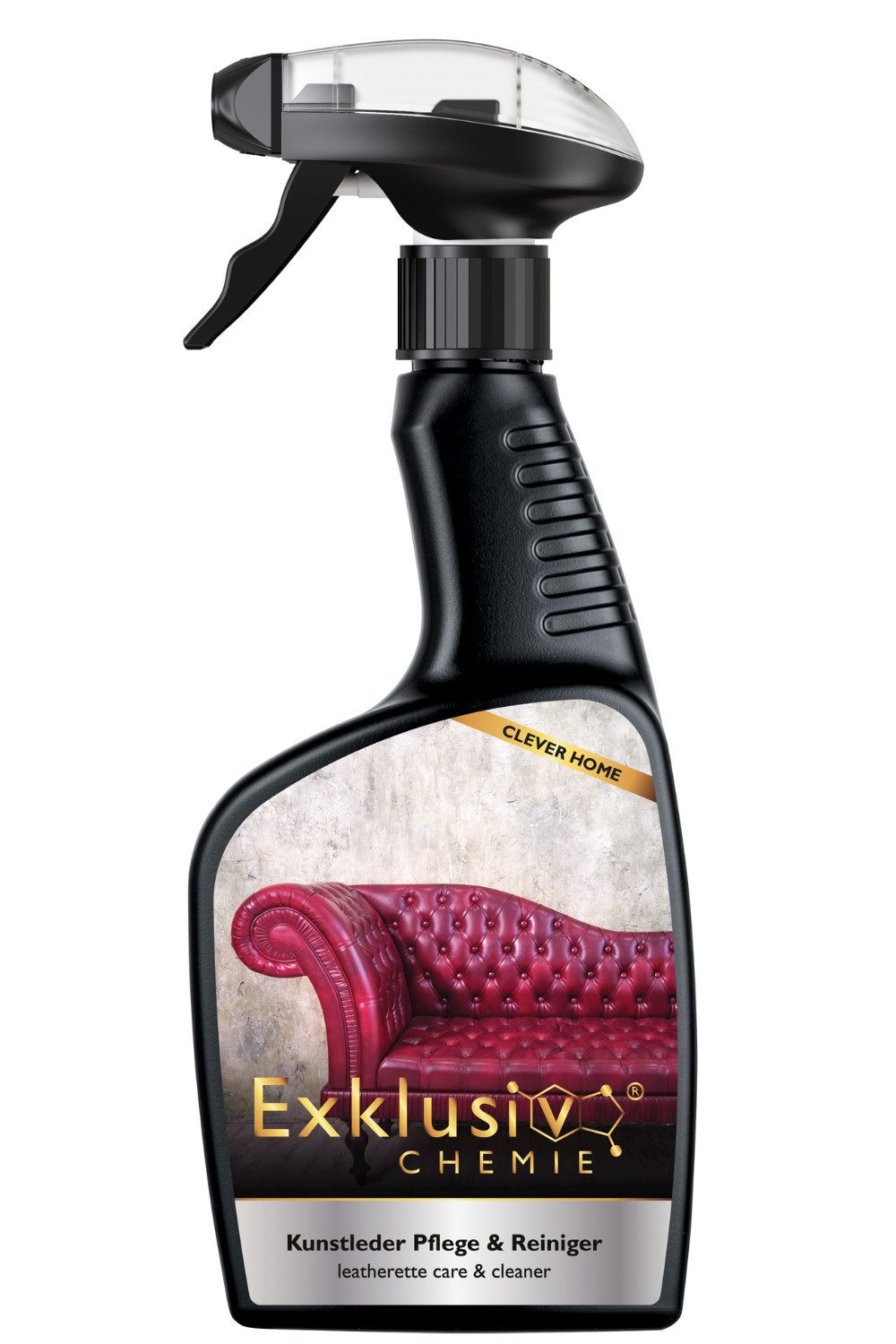 Exklusiv Chemie GmbH Kunstlederpflege Leder-Pflegespray, Reichhaltige Pflege und Schutz vor UV & Schmutz