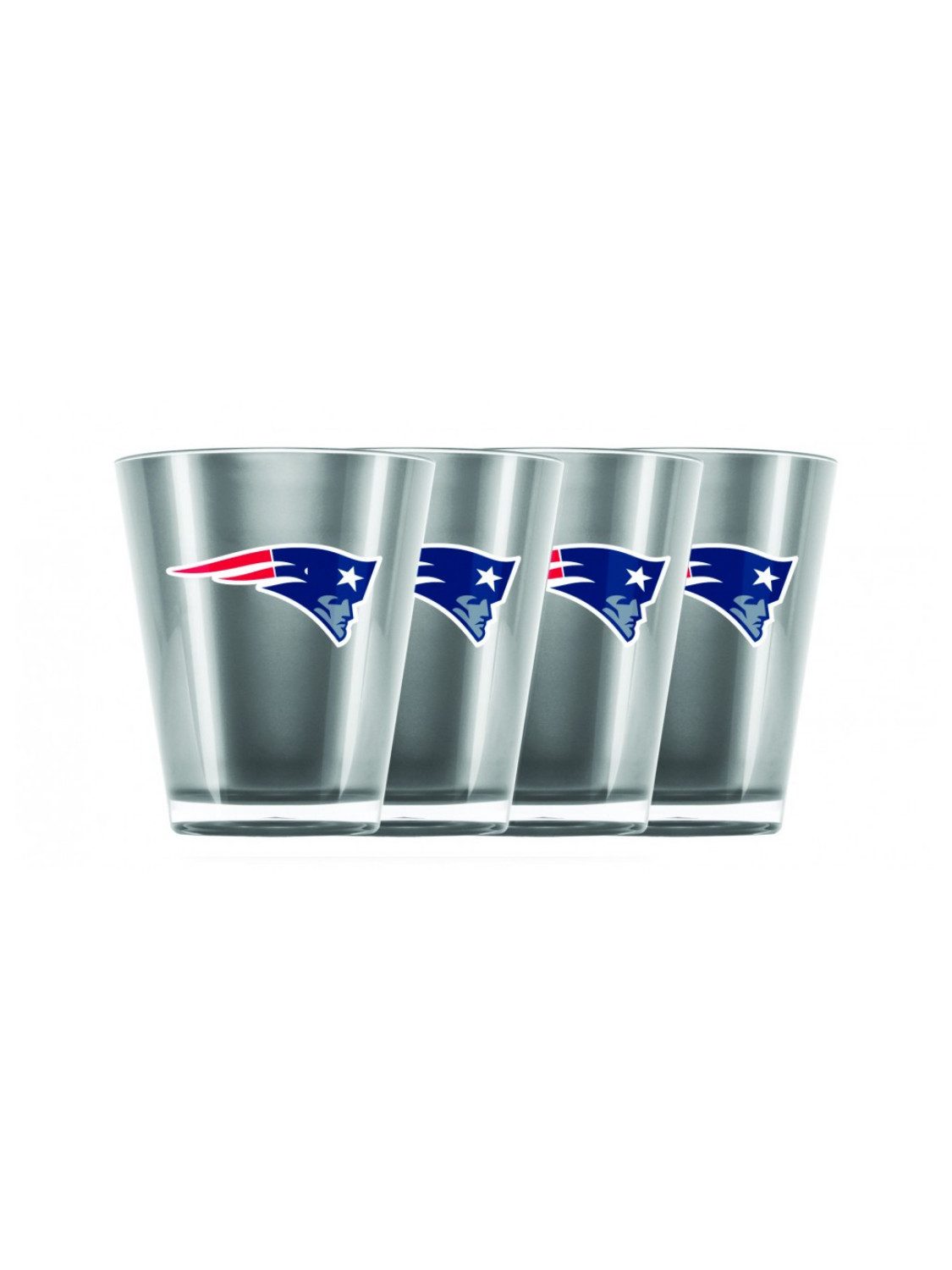New England Patriots Glas New England Patriots 4 Shot-Gläser
