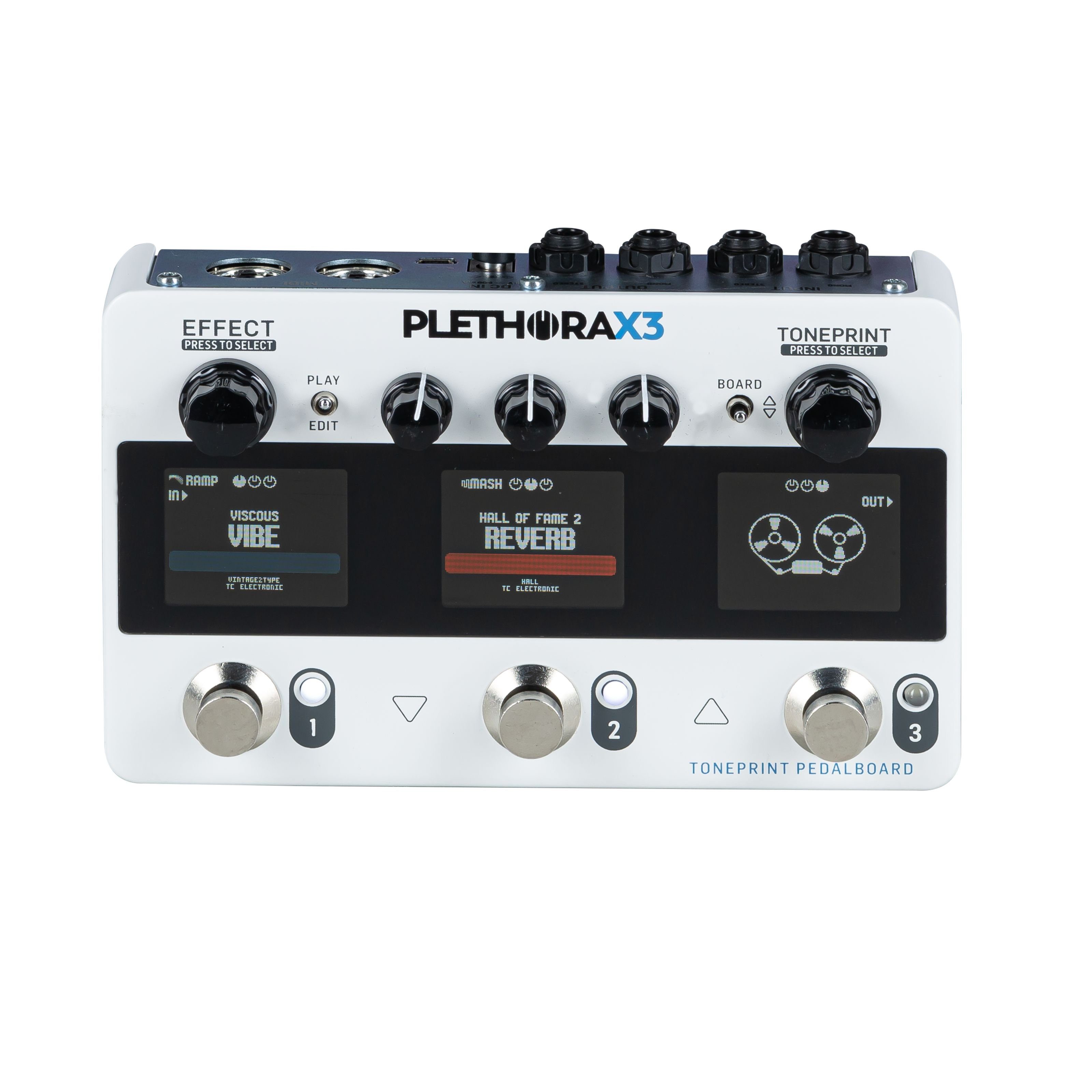 TC Electronic Musikinstrumentenpedal, Plethora X3 - Multieffektgerät für Gitarren