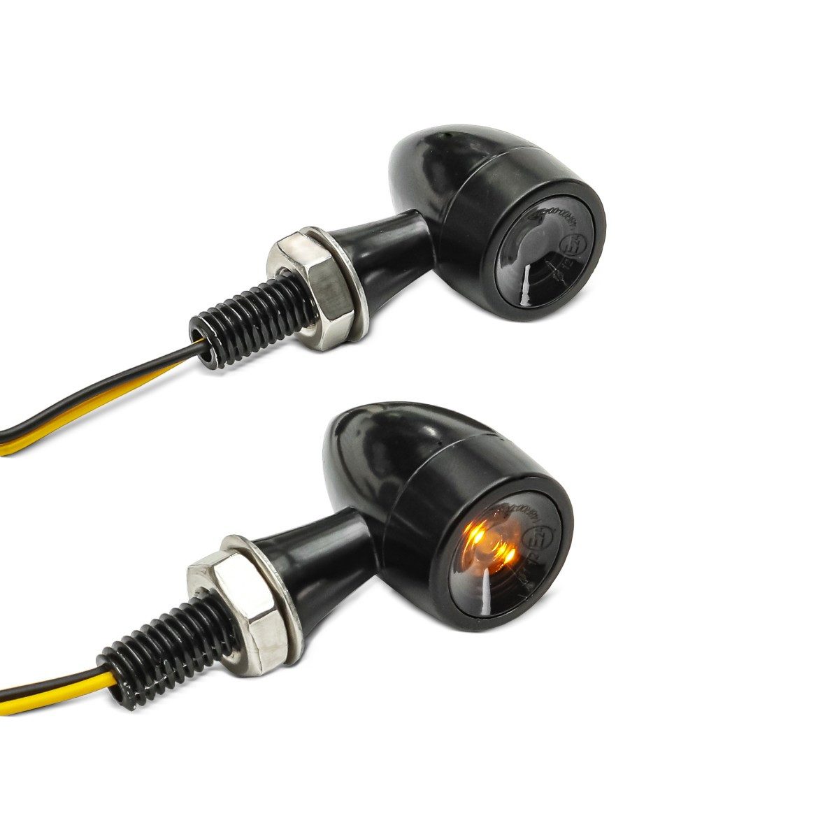 Lumitecs Blinker LED Blinker Motorrad # BL18 mit E-Prüfzeichen getönt