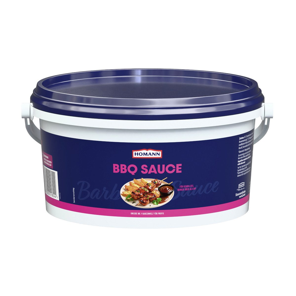 Homann Saucen, Homann BBQ Sauce leichte Süße feine Rauchnote Packung 3000g