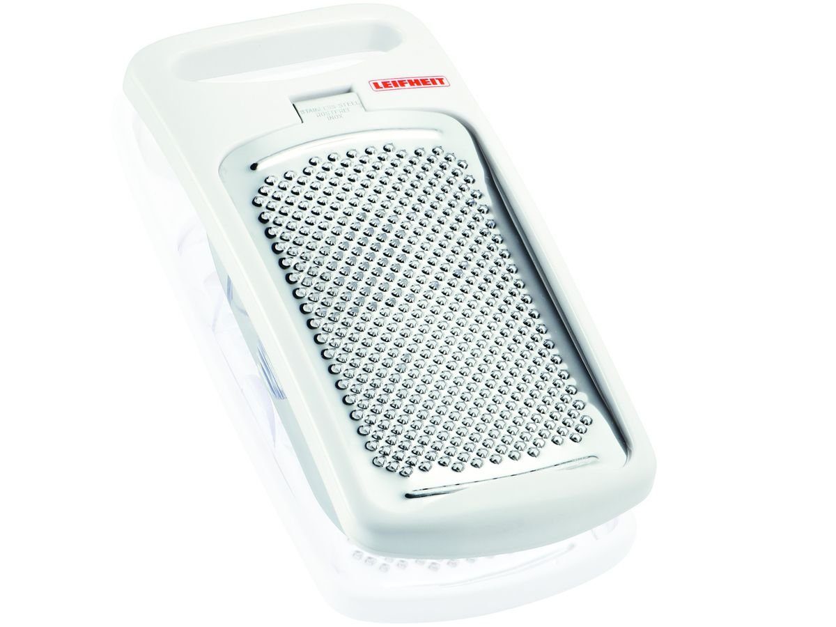 Leifheit Muskatreibe LEIFHEIT Edelstahl Kunststoff Muskatreibe Nussreibe Reibe Muskat fein