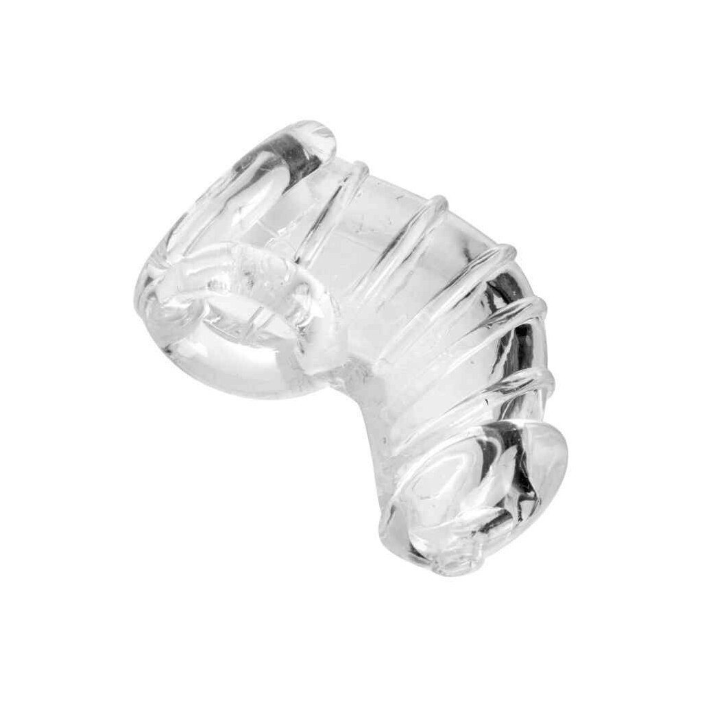 Master Series Peniskäfig Detained Soft Body Chastity Cage, für Fetisch-Freunde