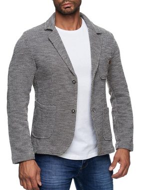 Reslad Stricksakko Reslad Herren Strick Sakko Blazer Strick-Jacke RS-1421 sportliches Stricksakko Sakko Blazer