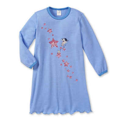 Schiesser Nachthemd Sternchen (Set, 1-tlg., Set) Mädchen Schlafanzug, Sleepshirt, Nachthemd, Single-Jersey-Qualität