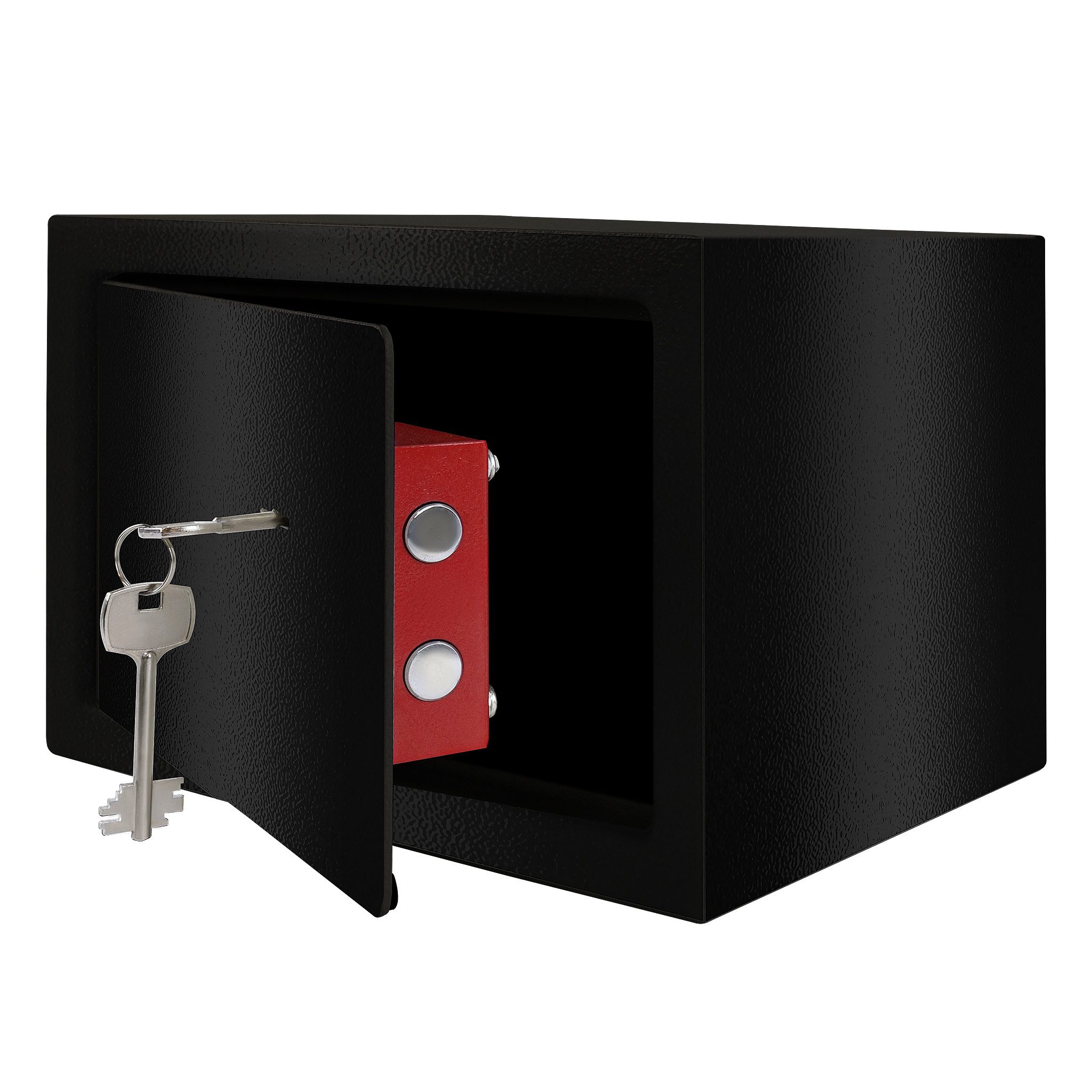FIVMEN Tresor Safe Möbeltresor mit Doppelbartschloss Wandtresor Büroschränke (31 x 20 x 20cm / 35 x 31 x 50cm), Aufhängbar, mit 2 Schlüssel, Für Wohnwagen Schränke Büroschränke