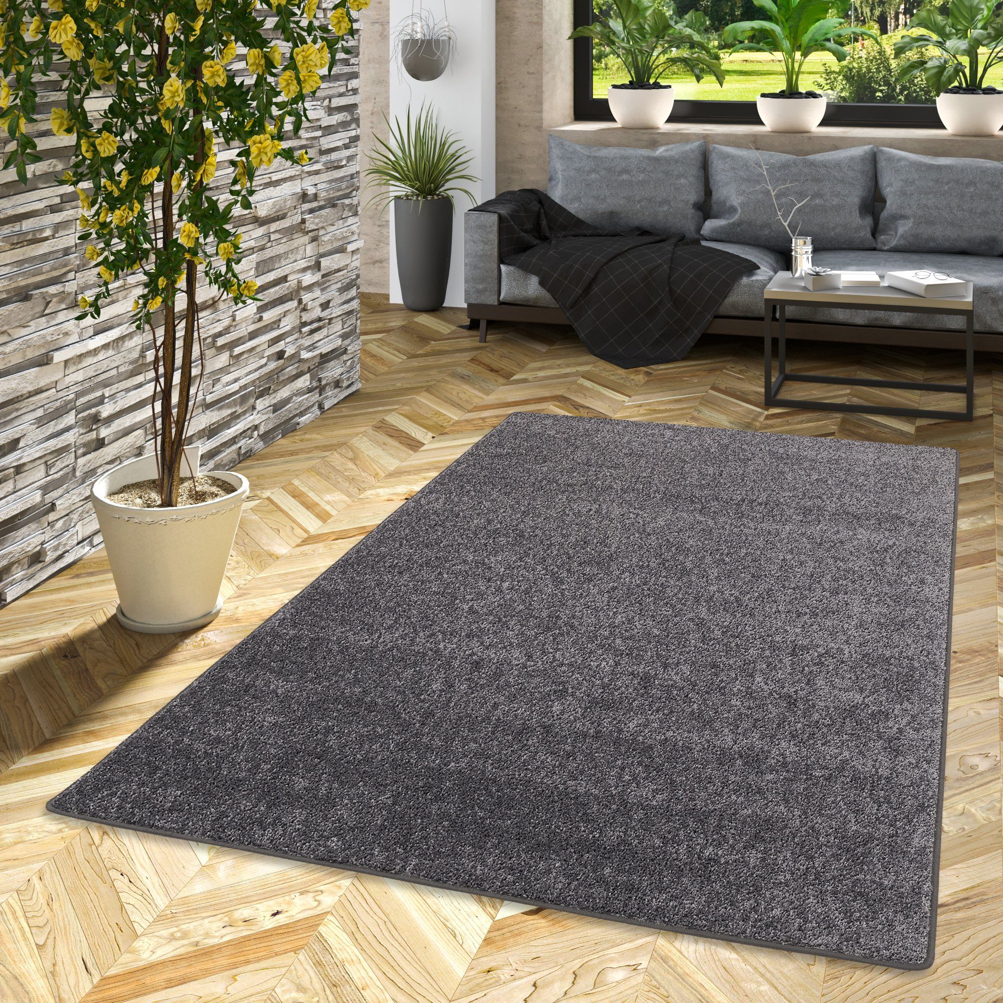 Snapstyle Hochflor-Teppich Hochflor Langflor Teppich Cottage, günstig online kaufen