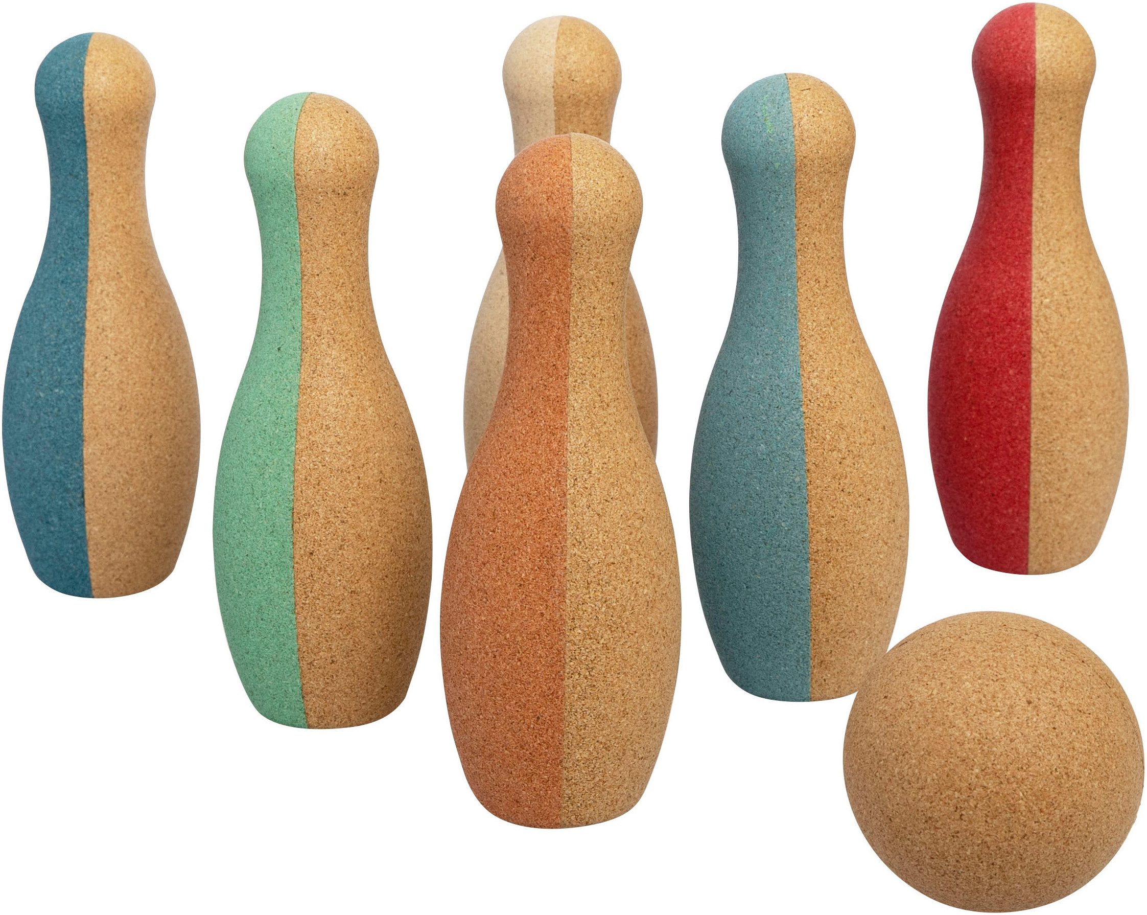 KORKO Spiel Bowlingset, Kinderspiel, Made in Europe