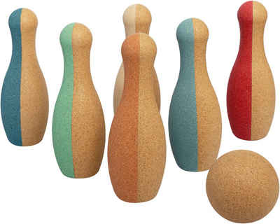 KORKO Spiel, Kinderspiel Bowlingset, Made in Europe
