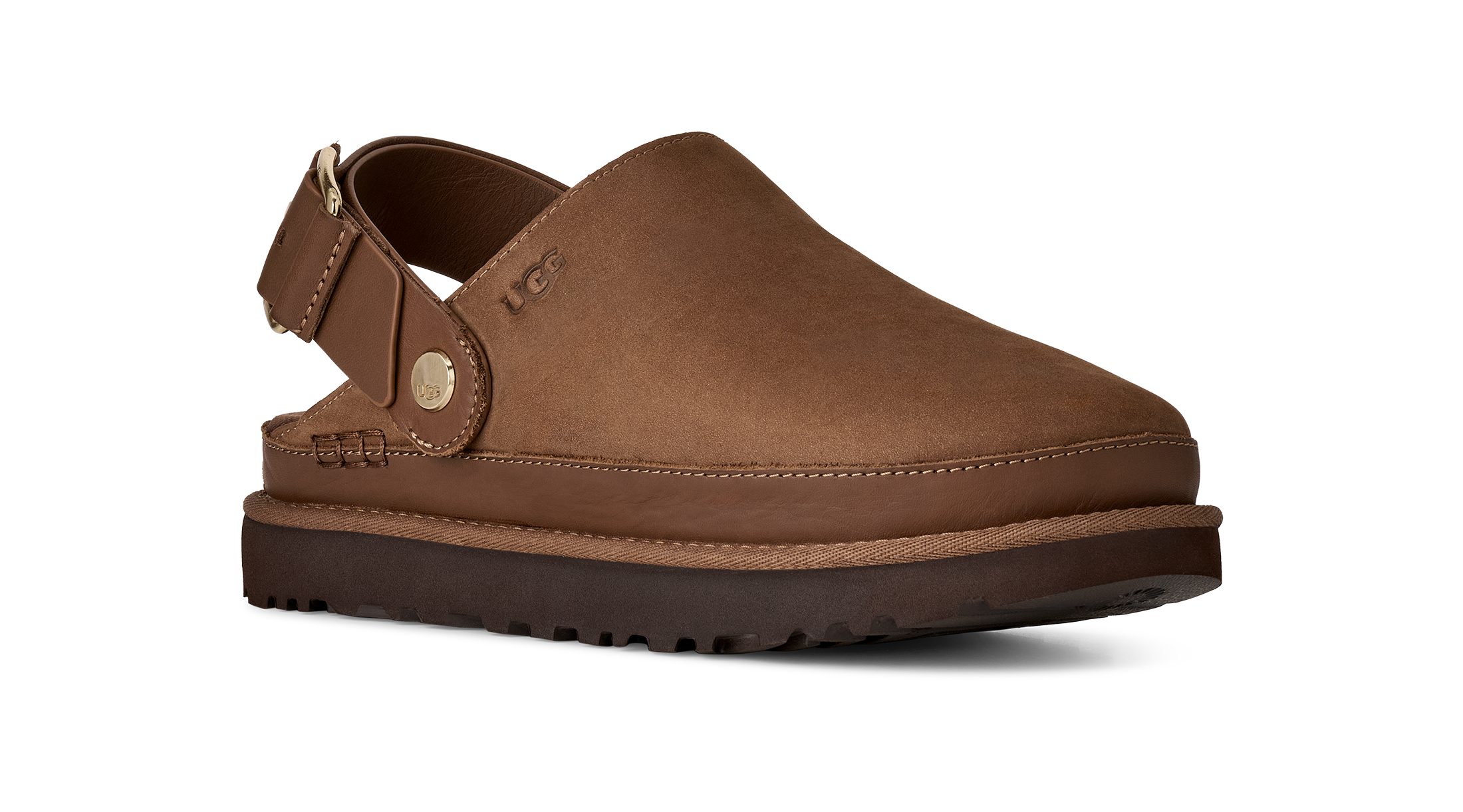 UGG W GOLDENSTAR VILLA CLOG Clog Mule, Schlupfschuh mit schwenkbarem Fersenriemen